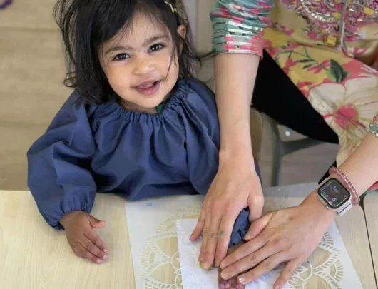 blooming buds children playing